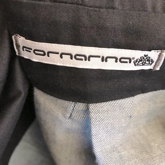 NWT - Fornarina Cleo Dress - Coated Denim Mini Dress - L best fits M/L 8-10 US - Picture 7 of 9